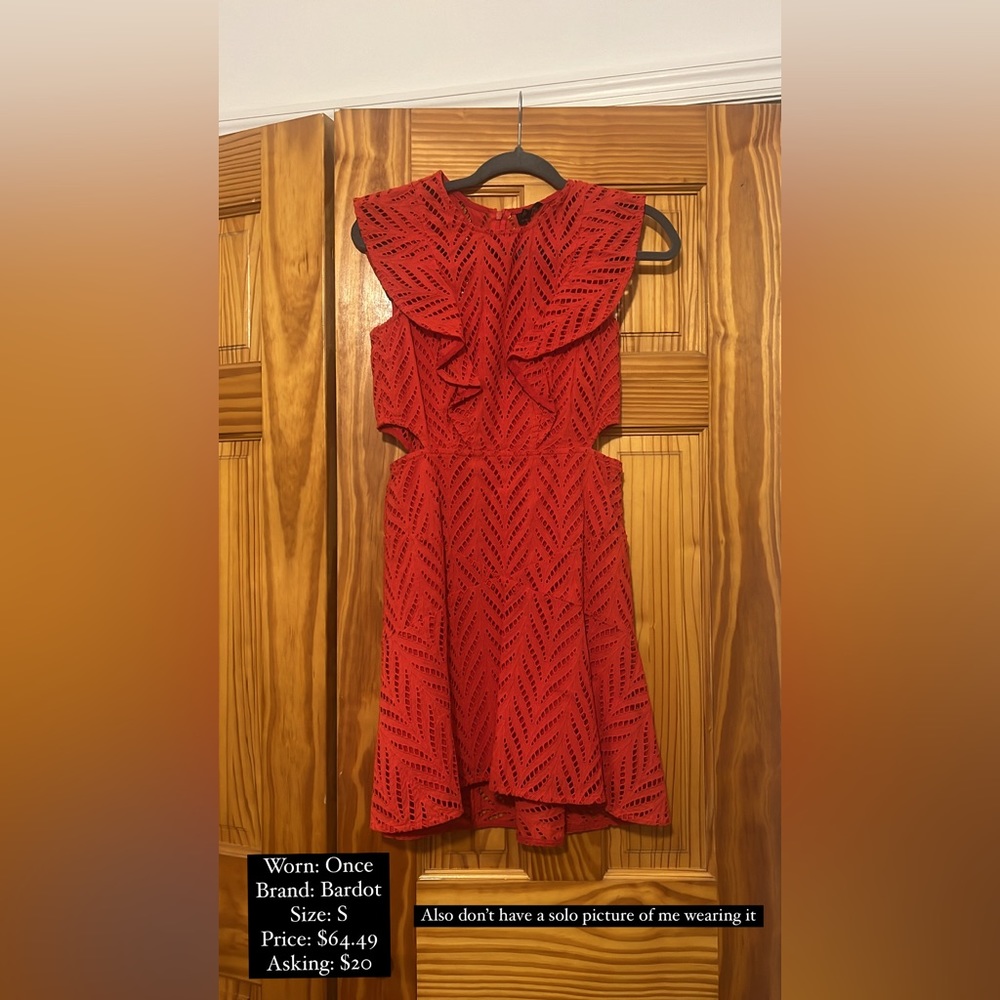 Bardot mini dress